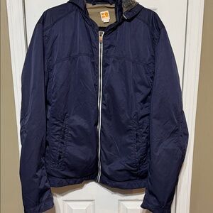 BOSS ORANGE Men's Dark Blue Windbreaker 44R
